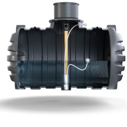 Podzemná nádrž na dažďovú vodu 10 000 litrov RainStore Pro s ponorným čerpadlom