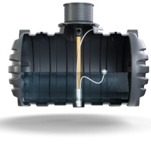 Podzemná nádrž na dažďovú vodu 10 000 litrov RainStore Pro s ponorným čerpadlom