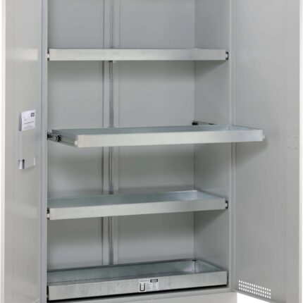 11010 Skriňa na skladovanie kvapalín HazMat 12 20 s výsuvnými policami